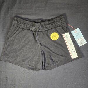 NWT Cat & Jack Girls Black Shorts XS (4/5) – Adjustable Drawstring